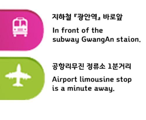 J Motel Gwangalli Busan Eksteriør billede